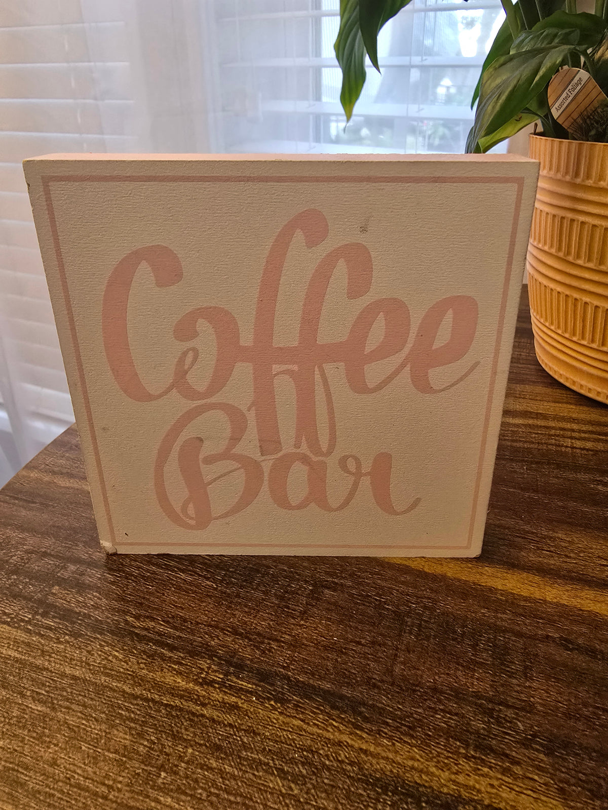 Home Decor Wooden Block