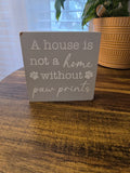Home Decor Wooden Block