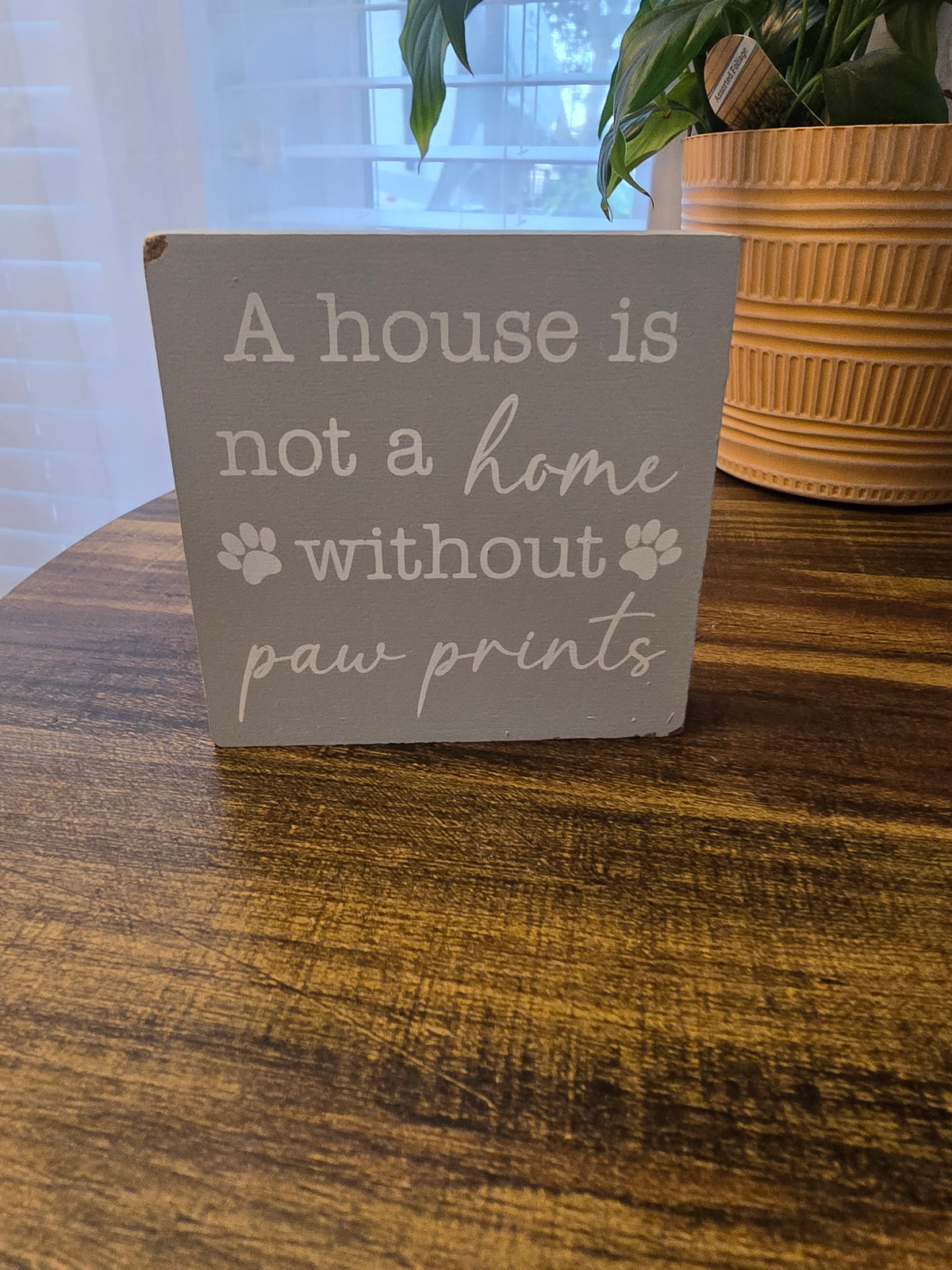 Home Decor Wooden Block