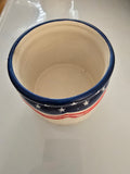 Ceramic Jar - Patriotic Decor