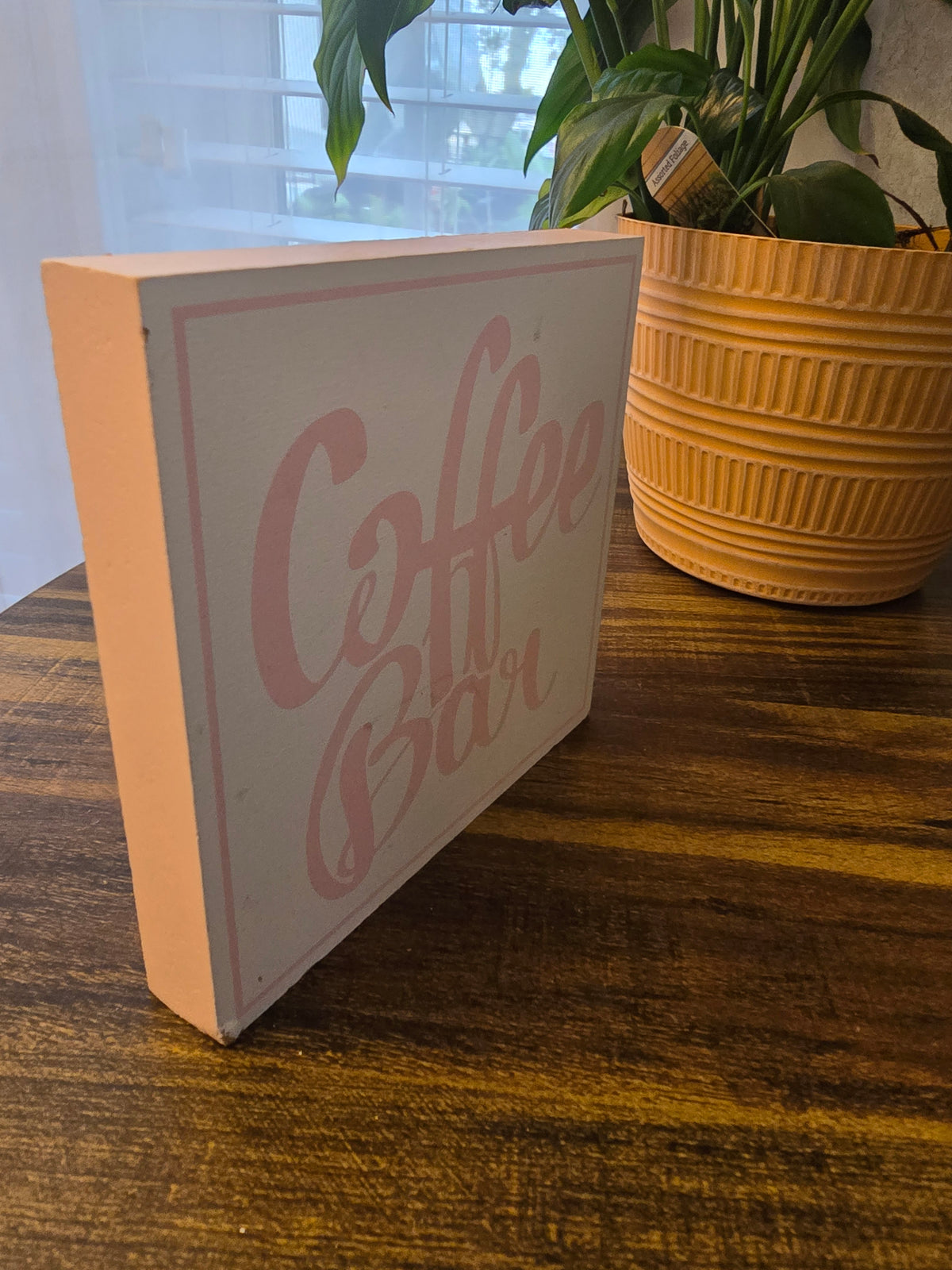 Home Decor Wooden Block