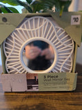 3 Piece Wall Mirrors Set - White