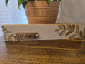 Home Decor Wooden Block - "Stay Awhile"