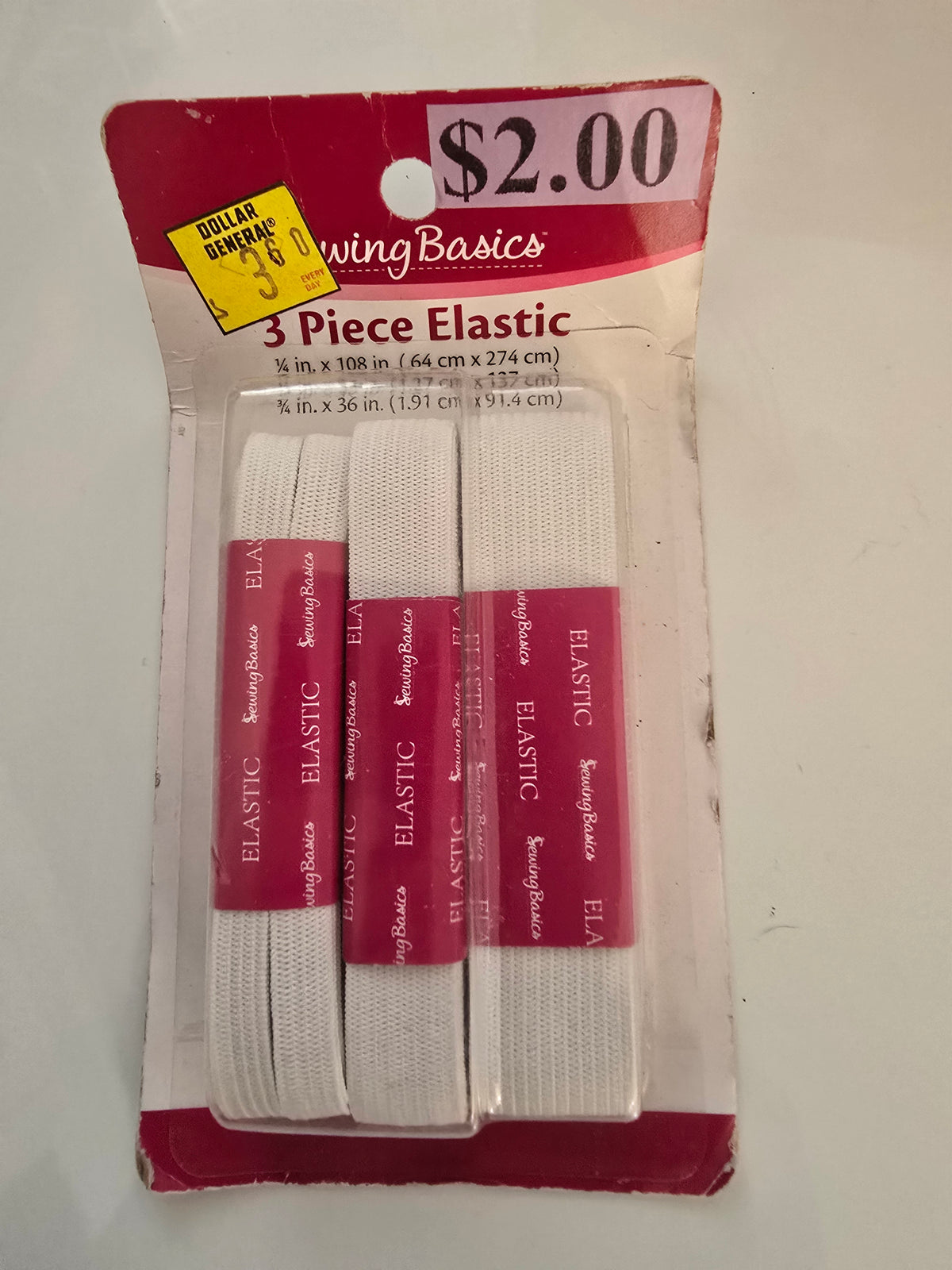 3 Piece Sewing Elastic